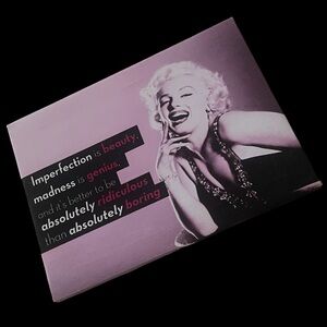 Marilyn Monroe Canvas on Wood